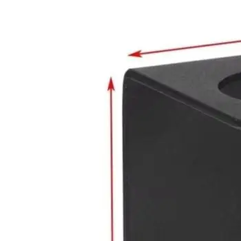 Wall Mounted Barbell Rack for 2 Barbells Iron Construction Black 15 x 10 x 17.5 cm Space Saving Fitness Storage