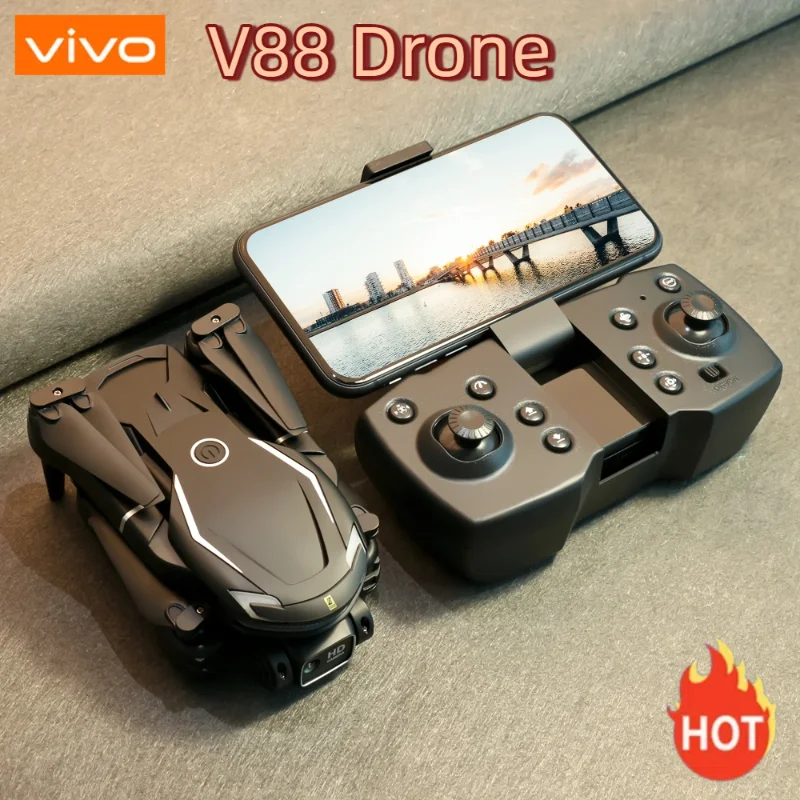 VIVO V88 Drone 8KHD 5G Professional HD Dual Camera Aerial Photography Remote Control Aircraft Quadcopter Toy UAV For XIAOMI