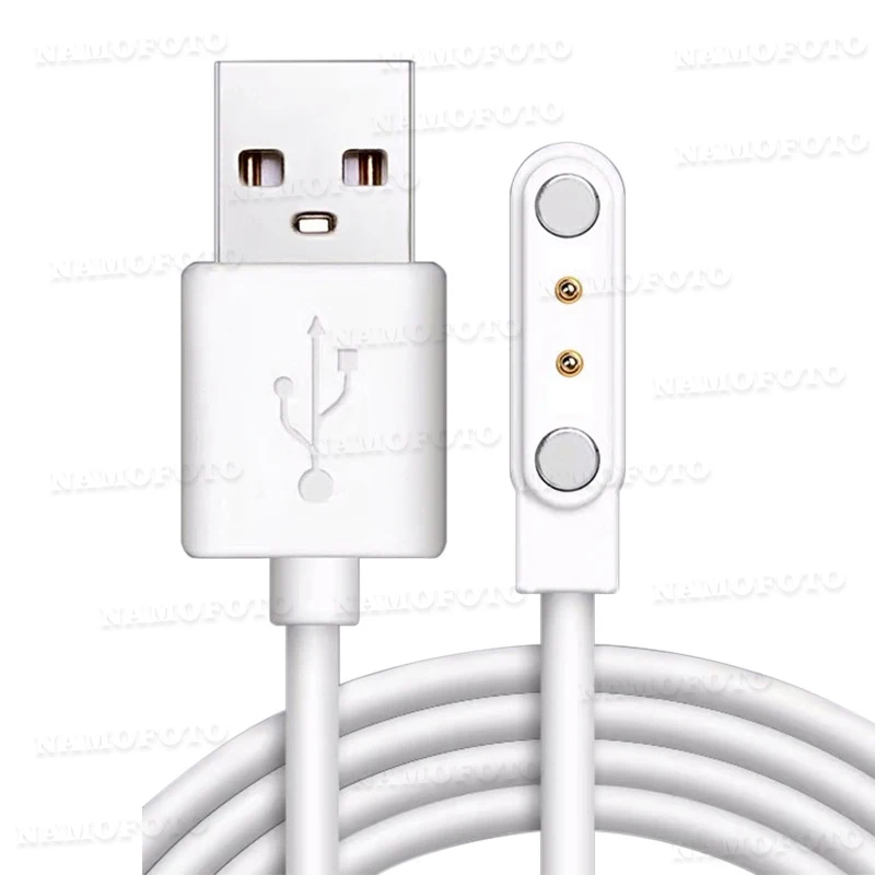 Actualización de 2 pines, 4mm, 7,62mm, 4 pines, Cable de carga magnético fuerte Universal, Cable de línea de carga USB, opciones en blanco y negro