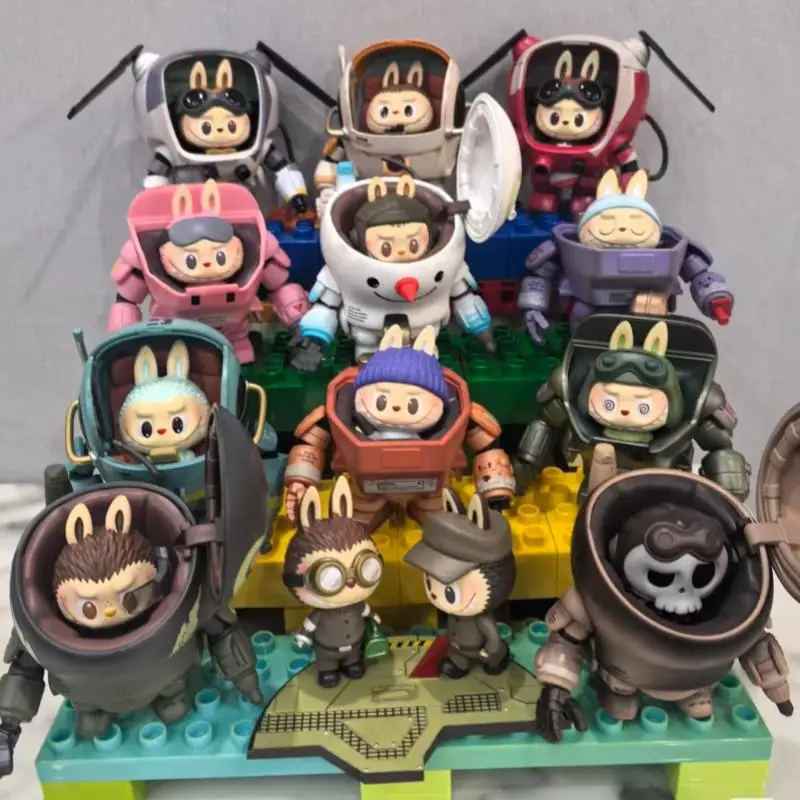 

Genuine POPMART Bubble Mart Labubu Yokoyama Hiroshi Ma.k Series Blind Box Handmade Trendy Toy Mecha Decoration Toys Gifts