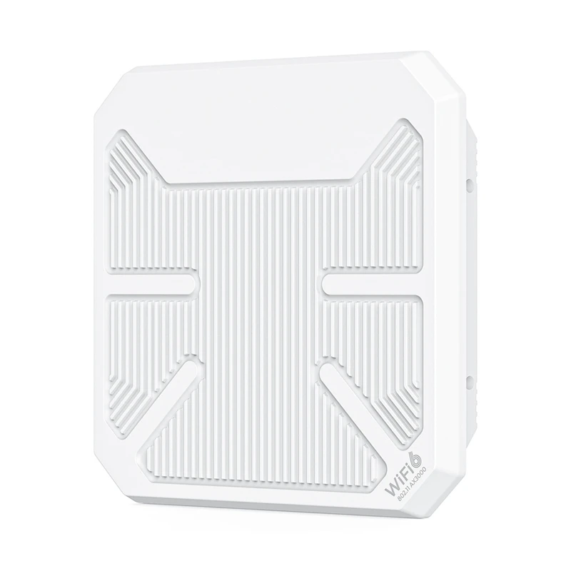 MOU-teWiFi 6 AX3000 AP Luar Ruangan Jarak Jauh Dual-Band dengan PoE dan IP67 Tahan Air 2.4GHz 5GHz AP Nirkabel Router Luar Ruangan