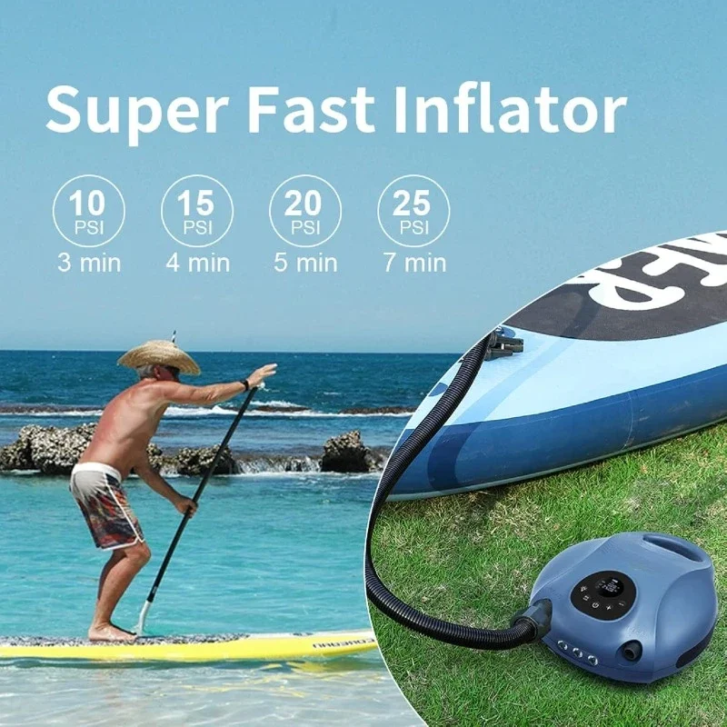 Air pump Portable high pressure inflators and deflators for inflating stand-up paddleboard kayaks tents