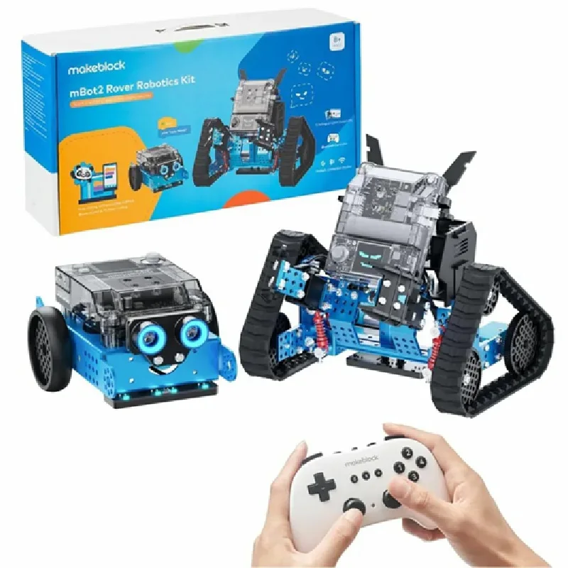 Дополнительный пакет Rover для комплекта робототехники mBot Neo/mBot2, Makeblock mBot2 Rover, интерактивный робот Emo для обучения кодированию