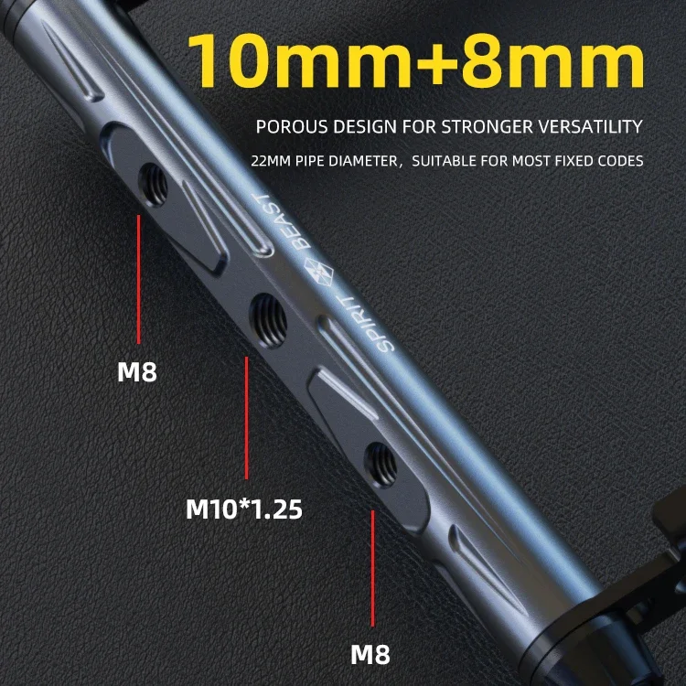 دراجة نارية الزجاج الأمامي تمديد قوس منحرف الزجاج الأمامي جبل هاتف مزود بكاميرا GPS مسجل قوس عبر بار ل CFMOTO 450SR