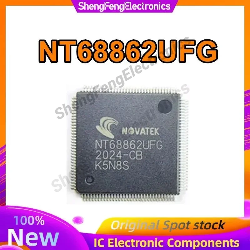

2 шт., 100% новый чипсет NT68862UFG NT68862UF6 QFP