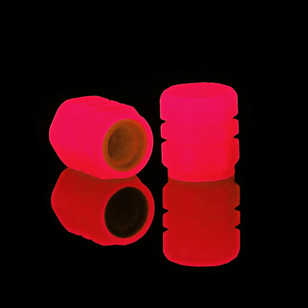 Luminous tire valve Car luminous valve Red pink tire decoration Car styling tire accessories for BMW car