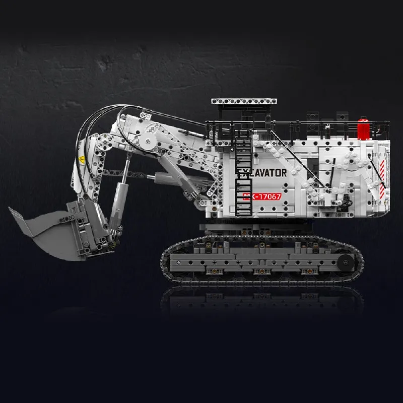 MOLD KING 17067 Technik blocs de construction de voiture Architecture pelle sur chenilles RC bloc de construction modulaire assemblage modèle Kit cadeaux