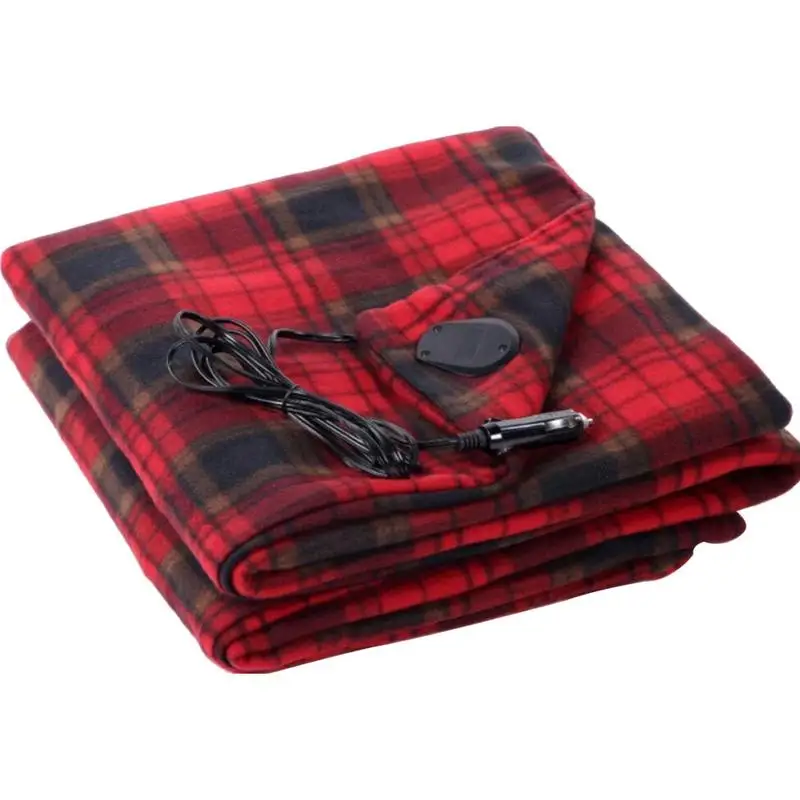 145x110cm Car Heating Blanket Energy Saving Warm 12V Car Autumn And Winter Electric Blanket With 3 Levels Position Control