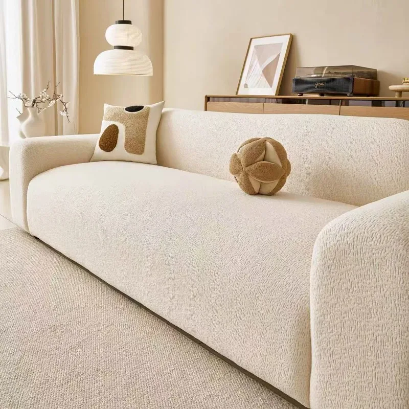 Stretch Sofa Cover, Full-Cover Elastic Couch Slipcover for 1-4 Seater Sofa Furniture Protector Pet-Friendly Sofa Refresh