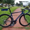 X16qr Trifox-カーボンファイバーロードバイクフレーム,フルカーボン,700 x 25c aero vブレーキ,クイックリリース,Di2/メカニカルドライブ 1