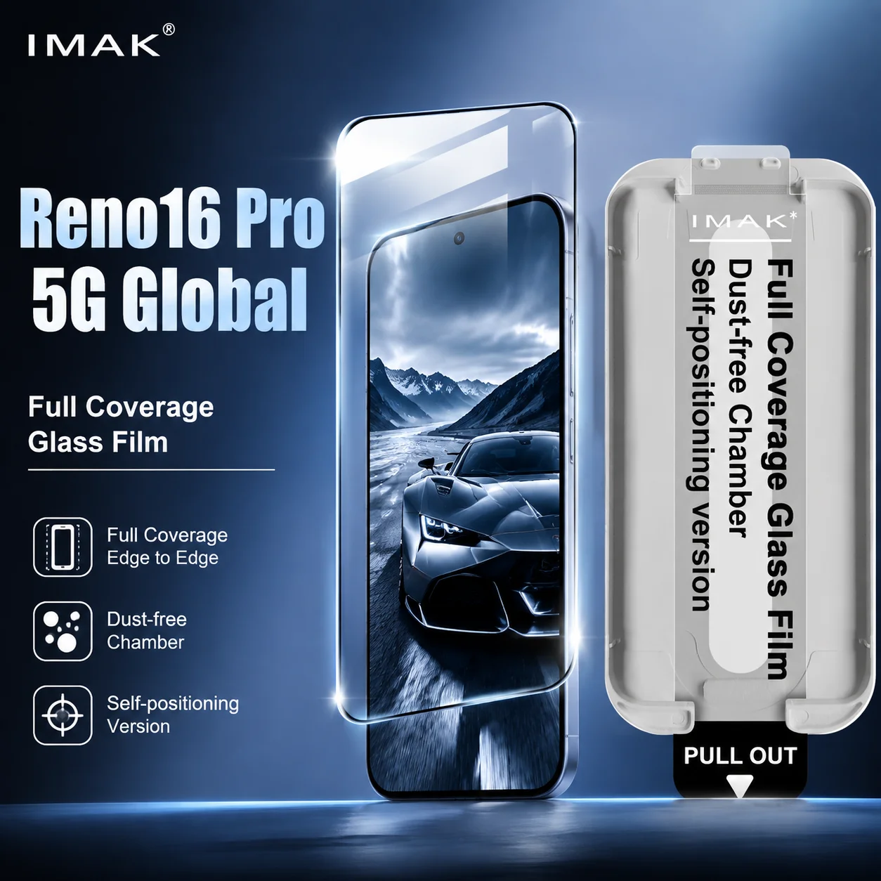 Tempered Glass For Reno16 Pro Reno 16 5G Global Dust-free Protector Film HD Clear Anti Oil FM0006
