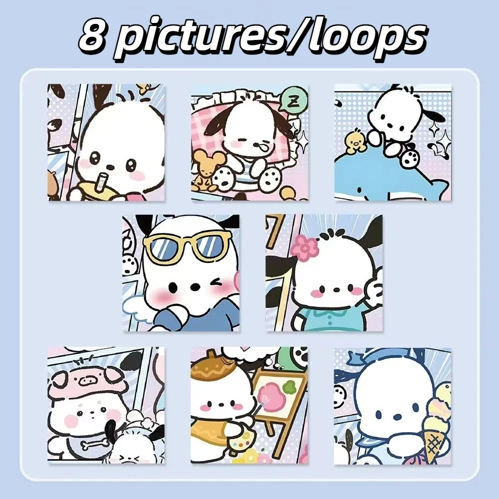 500 قطعة من ملصقات كلب باشا اللطيفة، ملصقات حساب يدوية لطيفة على شكل رسوم كرتونية، حافظة هاتف، سطح المكتب، ملصقات مقاومة للماء للخزانة، كاواي #4