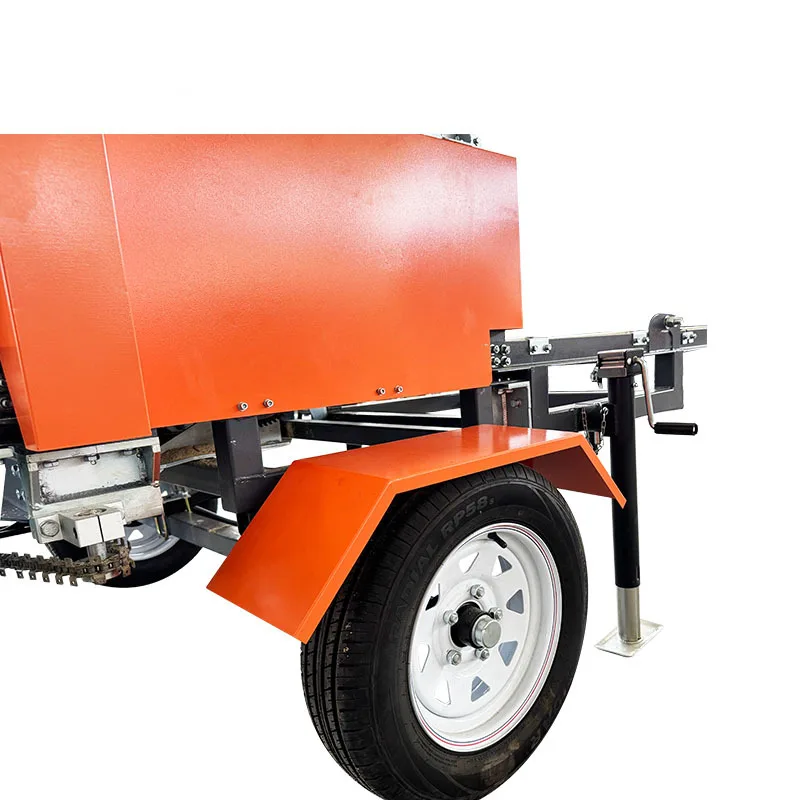 Circular Blade Board Edger Wood Cutting Sawmill With Trailer For Sale Board Edger Blades Timber Sawing Board Edger Machine