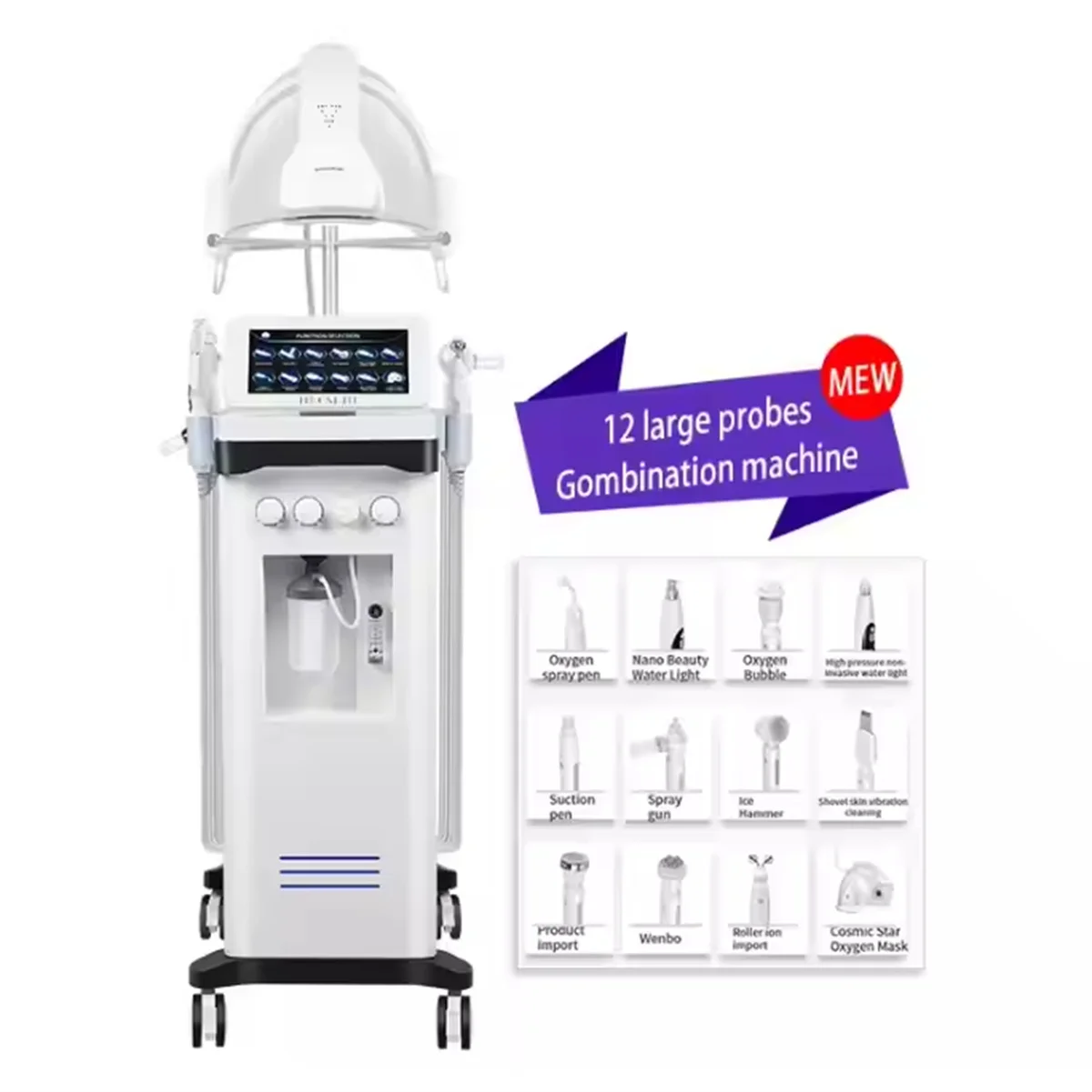 

Новый 12 в 1, аква-пилинг, глубоко очищающий отшелушивающий водный кислородный уход за кожей, микродермабразия, кислородный аппарат для ухода за лицом