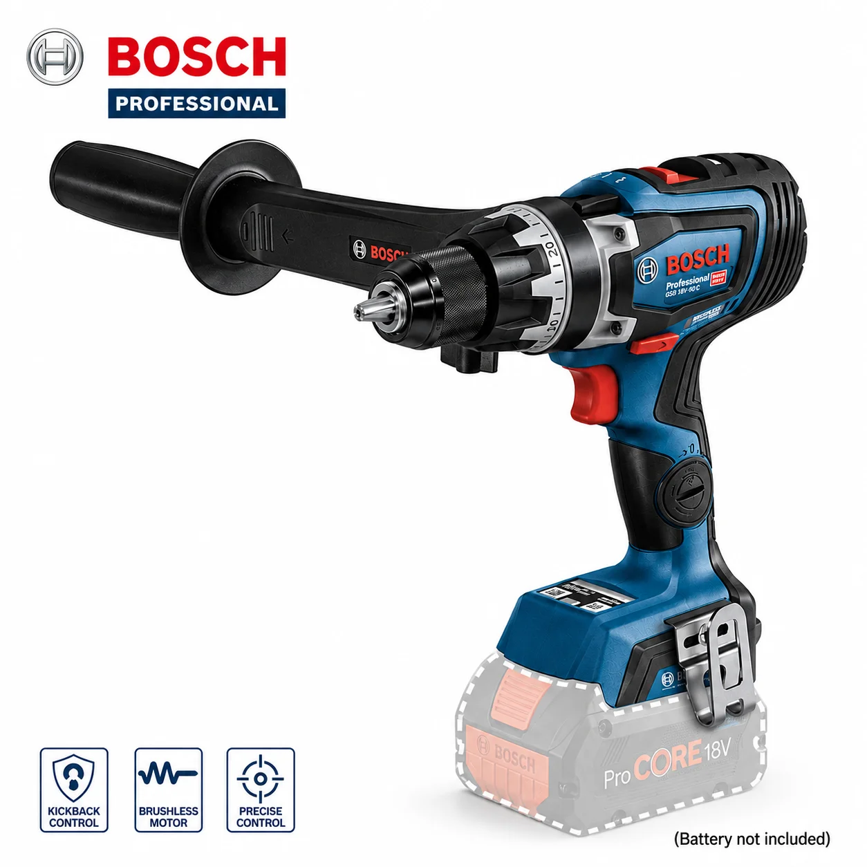 Bosch Biturbo Professional GSR18V-150C Brushless Cordless I…