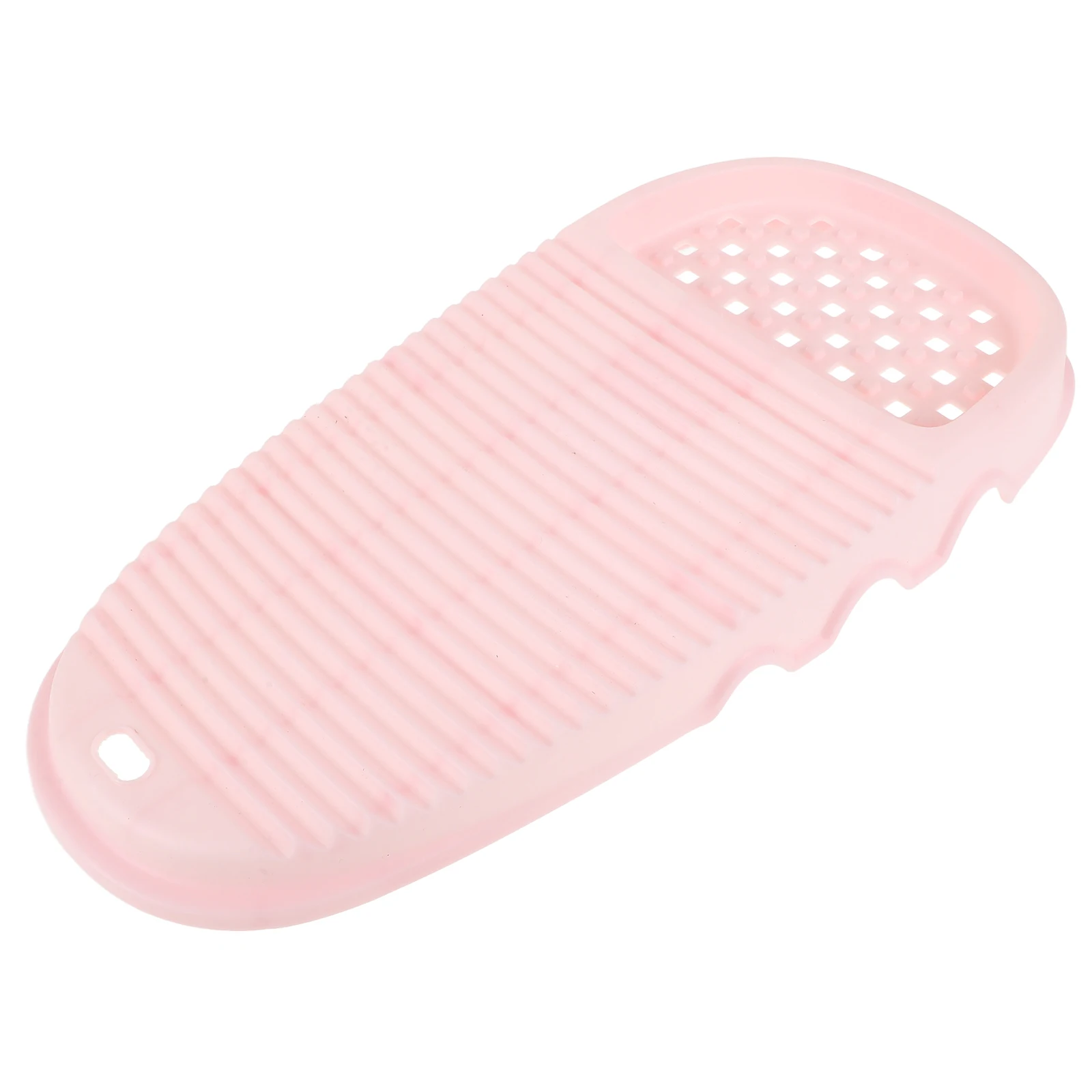 Mini tabla de lavar de plástico, soporte para jabón, color rosa, para viaje, lavado a mano, ropa, tablas de limpieza portátiles, accesorios de baño