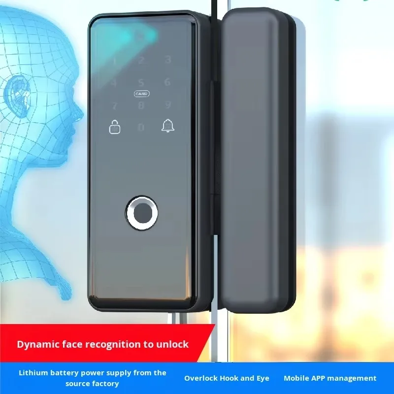 Factory direct supply smart fingerprint lock Android electronic password facial recognition wooden