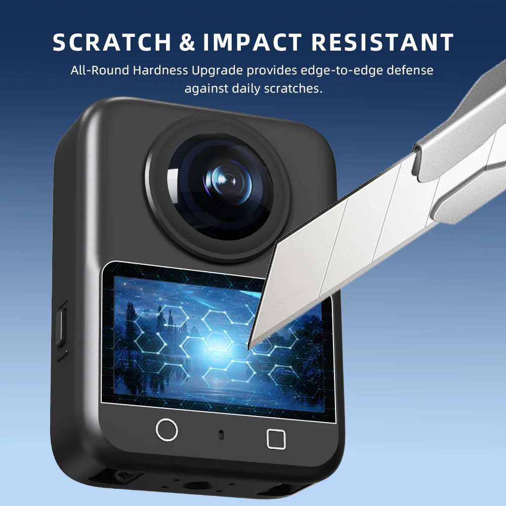 2 pz Pellicola HD Per DJI Osmo 360 Della Macchina Fotografica Display LCD Protezione Dello Schermo 9H Durezza Pellicole In Vetro Temperato Azione Panoramica Accessori