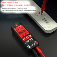 Intelligent Digital Multimeter A1 Fully Automatic Anti-Burn Batteried Power Voltage Indicator For Wire Continuity Detection