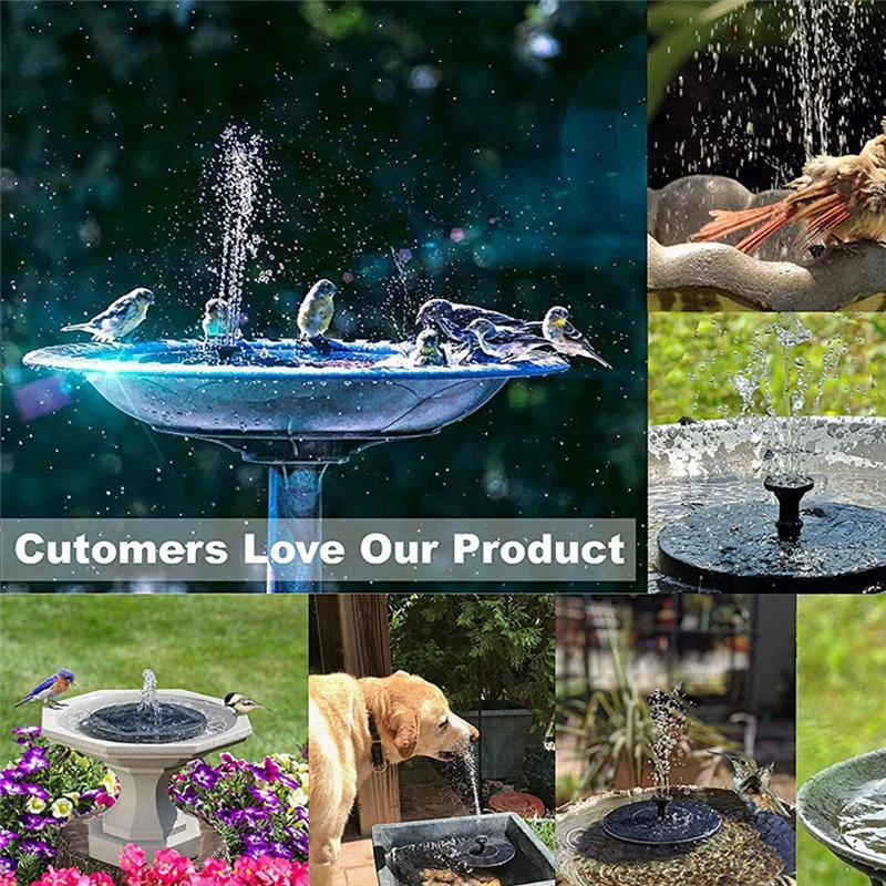 

KB-6W Solar Fountain Pump For Water Feature With Cord,Solar Bird Bath Fountain ,Solar Powered Water Fountain For Bird Bath