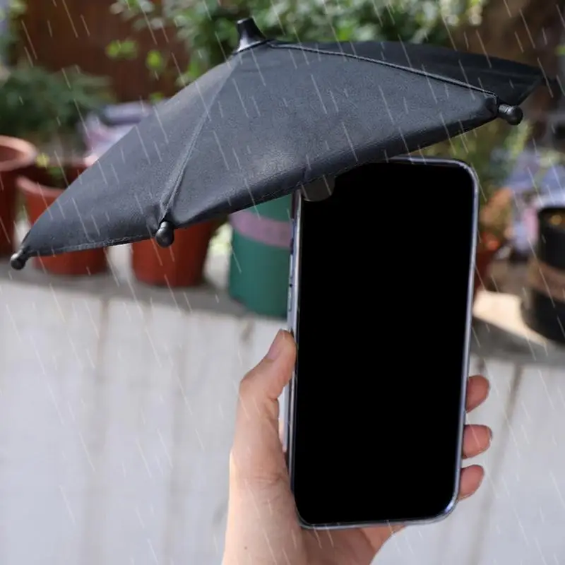 Parasol na telefon Mini parasol przeciwsłoneczny parasol uchwyt na telefon parasol słoneczny 360 obrotowe uchwyt na telefon stacjonarny do podróży