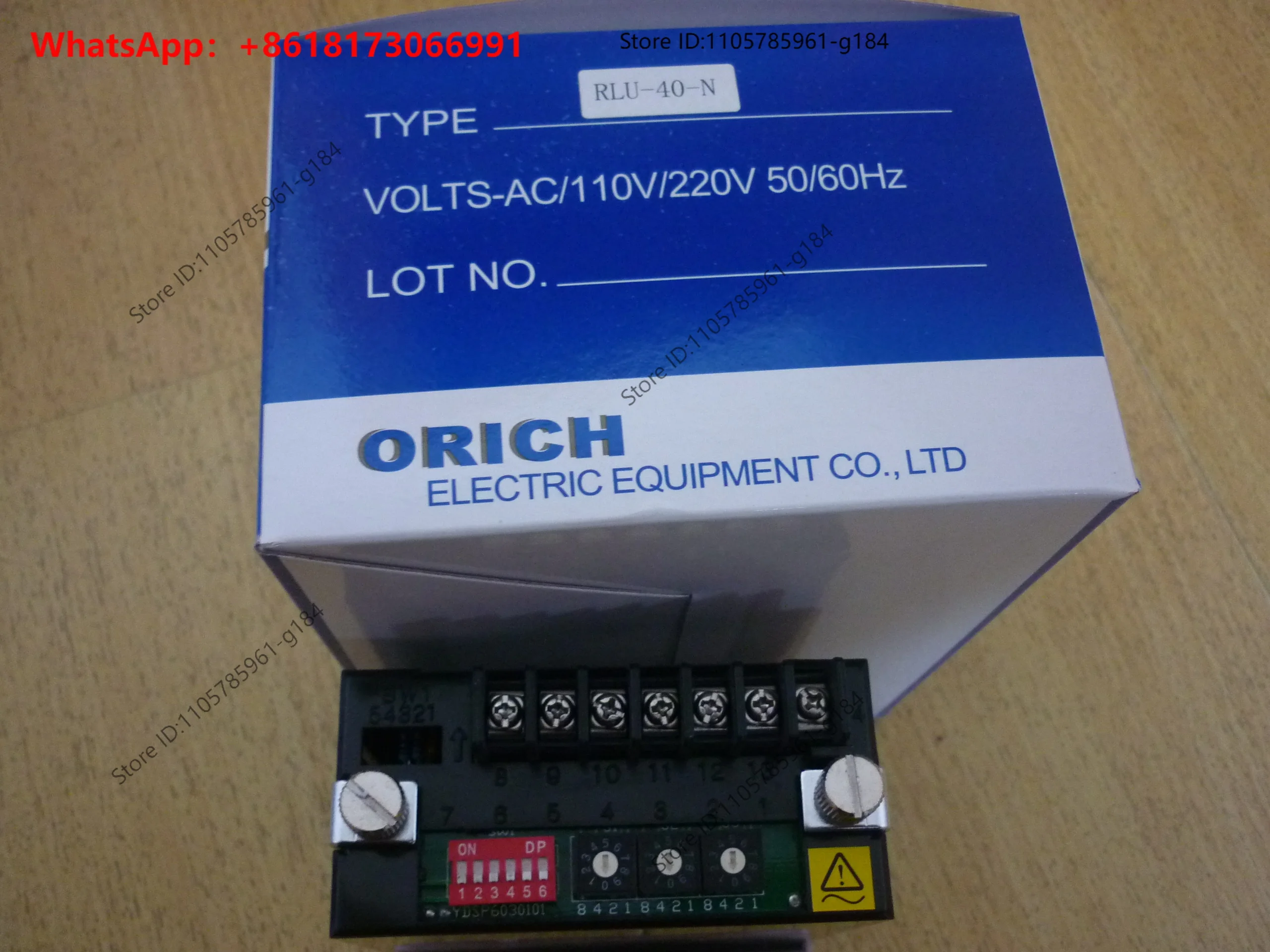 RLU-40-N, VU-T40 ORICH Tachometer, Line Speedometer, Meter, Large Number