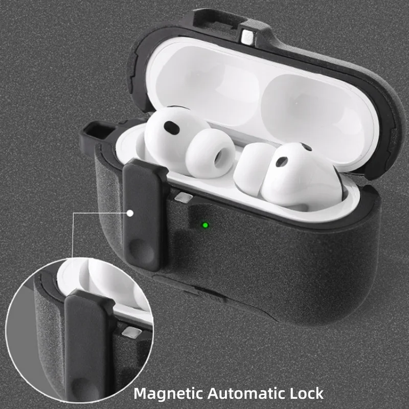 for AirPods Pro 3 New Protective Case with Magnetic Automatic Lock Phone Holder Style Earphone Case Accessories For Airpods Pro3 - view 4