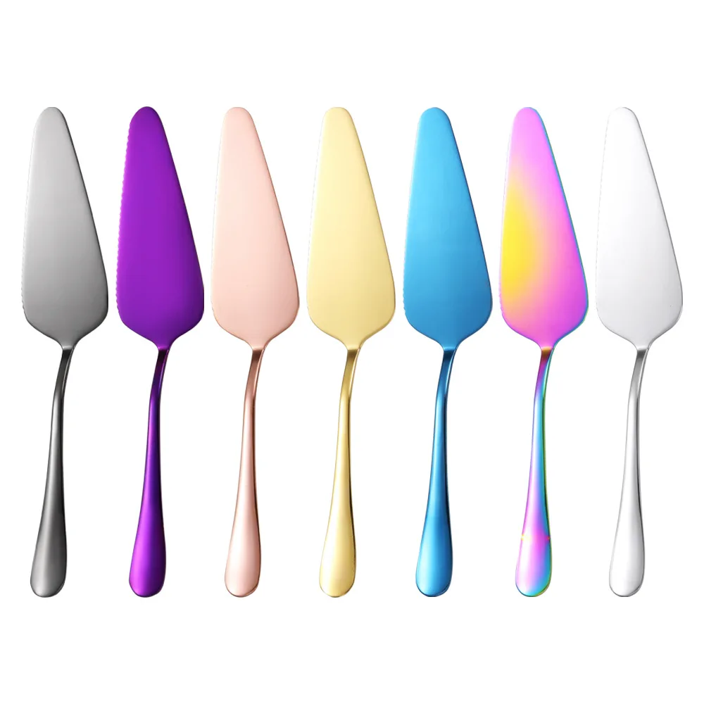 ملعقة كعك من الفولاذ المقاوم للصدأ ، فطيرة ، بيتزا ، خادم الجبن ، سكين تقسيم ، ملعقة خبز ، أداة خبز ، 1 عرض