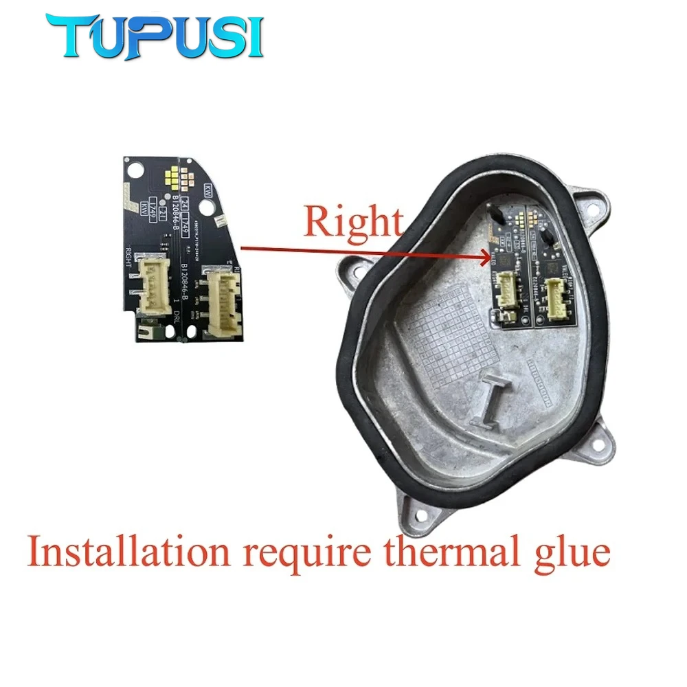 For 2020 VW T-CROSS Tcross White Lightsource DRL 2GM.998.478 Board B120845-B LED Headlight Signal Module B120846-B 2GM.998.479