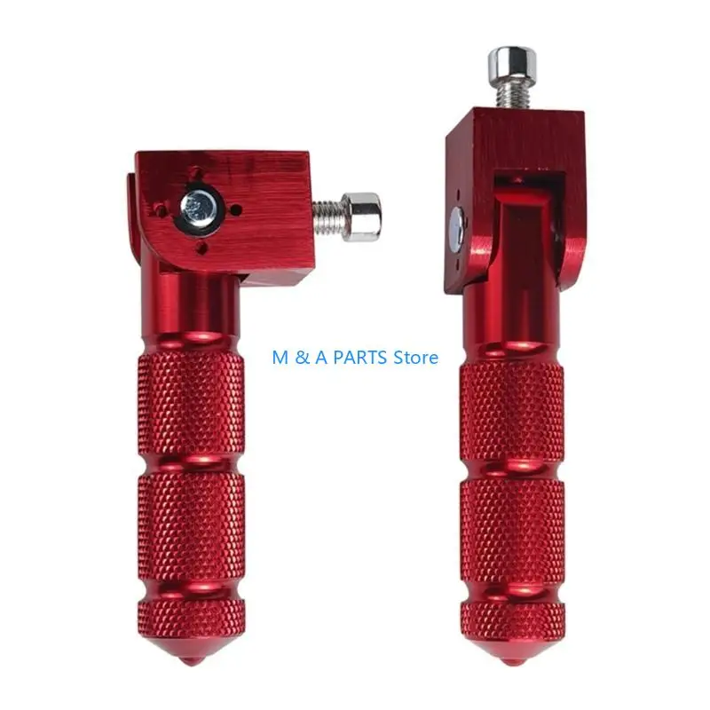 

U1JF 8 мм универсальные педали складывают подводные ноги для мотоциклов велосипедные скутеры 2x