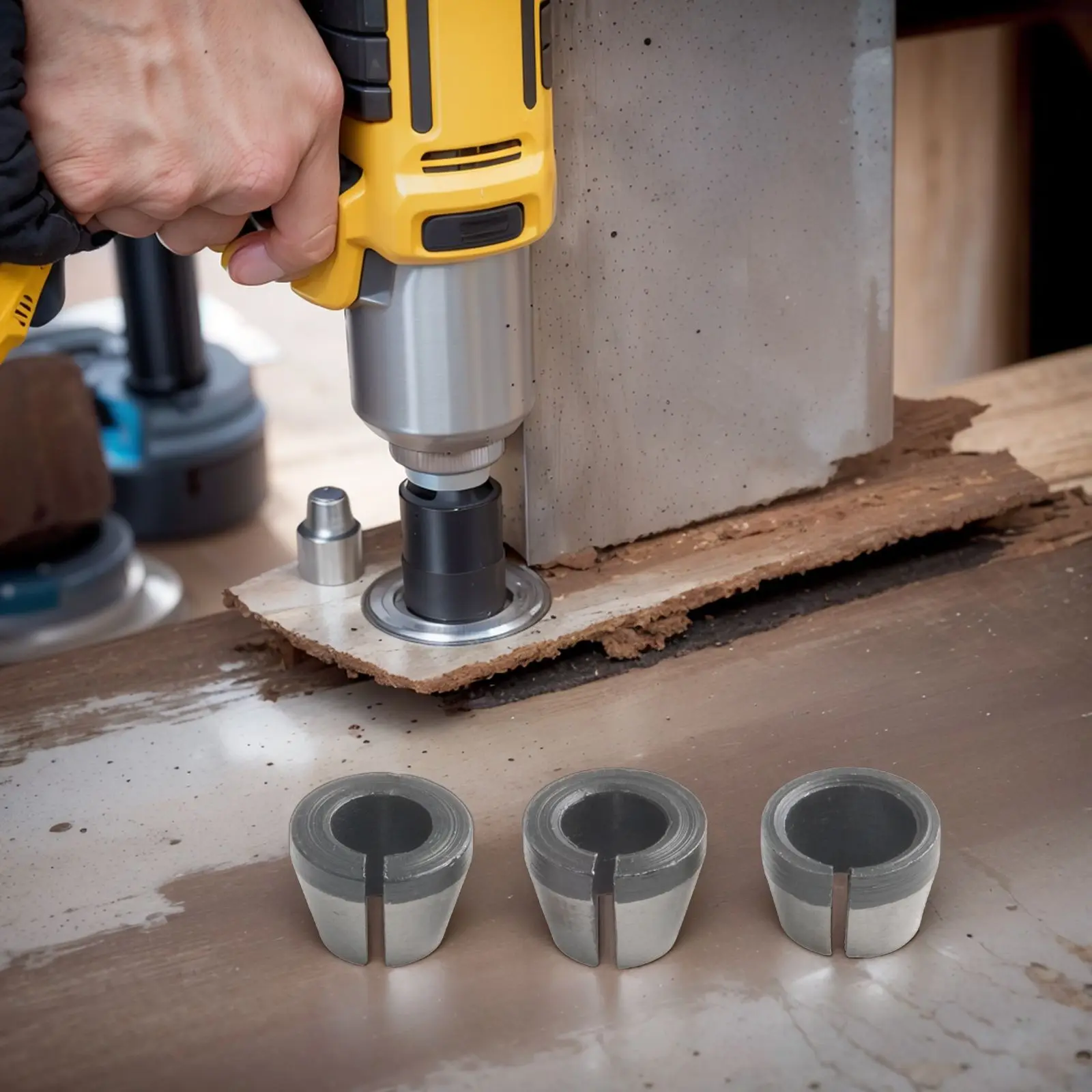 6/8pcs 6mm 6.35mm 8mm Pinza Mandrino Trimmer Mandrino Per Incisione Guarnizioni Macchina Router Elettrico Router di Legno Utensili Elettrici di Accesso