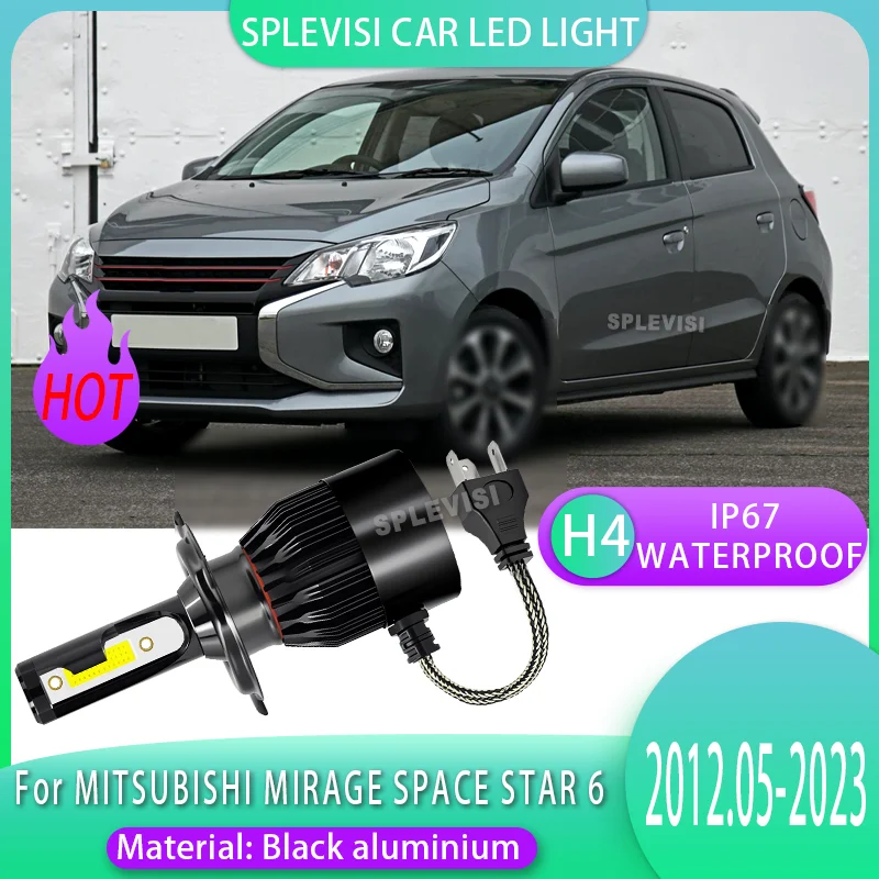 

2pcs LED Bulbs with Low Power Draw Headlight For MITSUBISHI MIRAGE SPACE STAR 6 2012.05 2013 2014 2015 2016 2017 2018 -2023