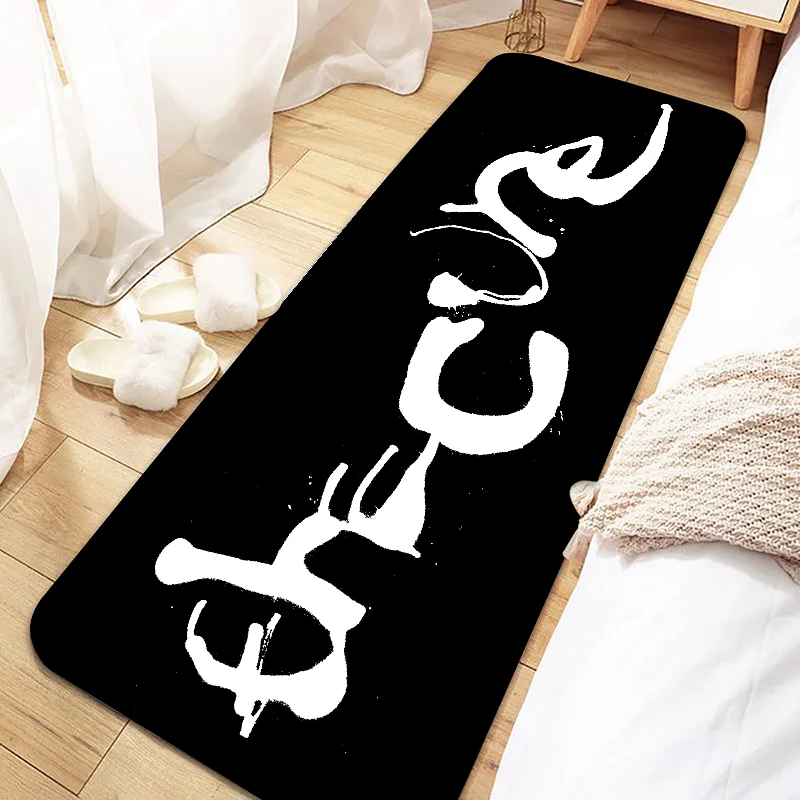 The Cure Logo Band Door Mat Entrance Non-slip Doormat Washable Kitchen Carpet Living Room Hallway Rugs Bathroom Bath Door Mats