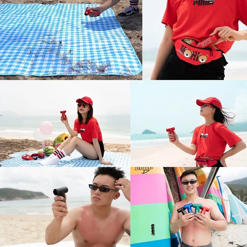 KICA Jetfan Electric Air Blower Portable Turbo Fan Rechargeable Cordless Compressed Air Duster Cleaner for Computer Keyboard Car