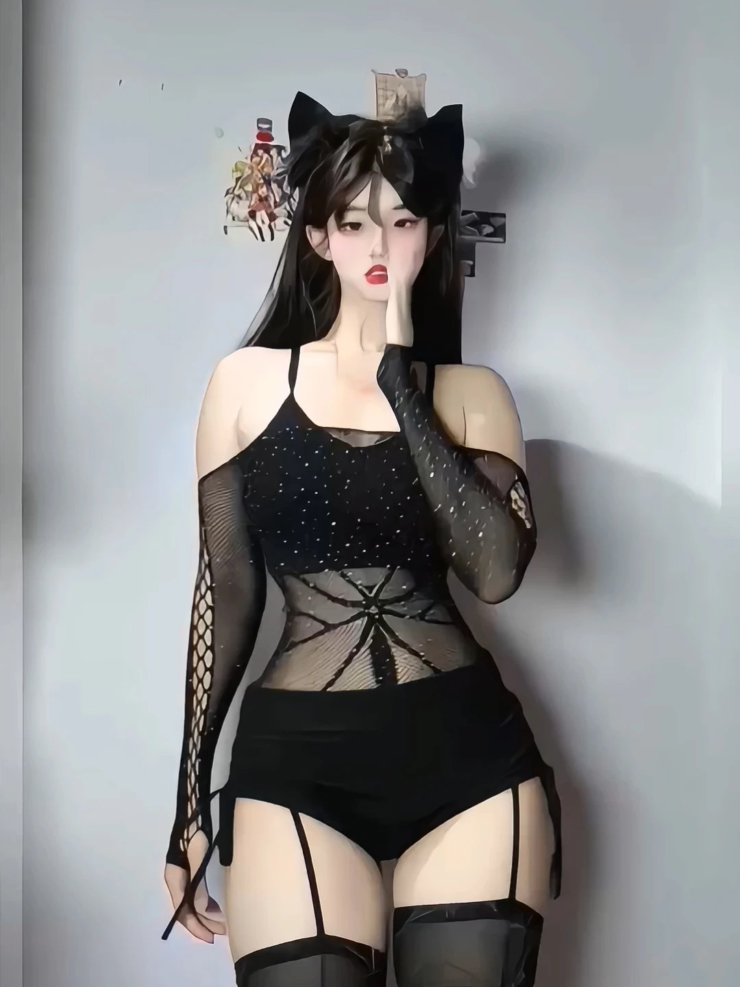 

Сексуальный комбинезон в стиле ретро Bla Diamond Hollow Long Sve, комплект из двух предметов для молодых женщин, модный зимний комбинезон с переплетом попки