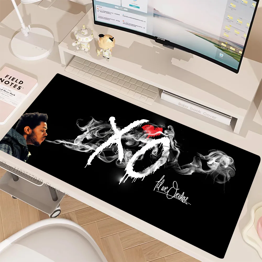 The Weeknd Xo Gaming Mousepad Desk Pad Gaming Accessories Prime Gaming XXL Keyboard Pad Stitched Pad Desk Pad