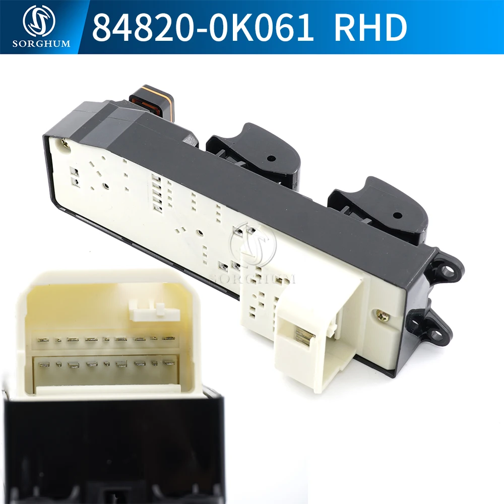 848200 K061 848200 K021 interruptor de Control de ventana principal derecha izquierda para Toyota Soluna Hilux Fortuner Vios NCP42 Corolla ZZE121 ZZ 2007