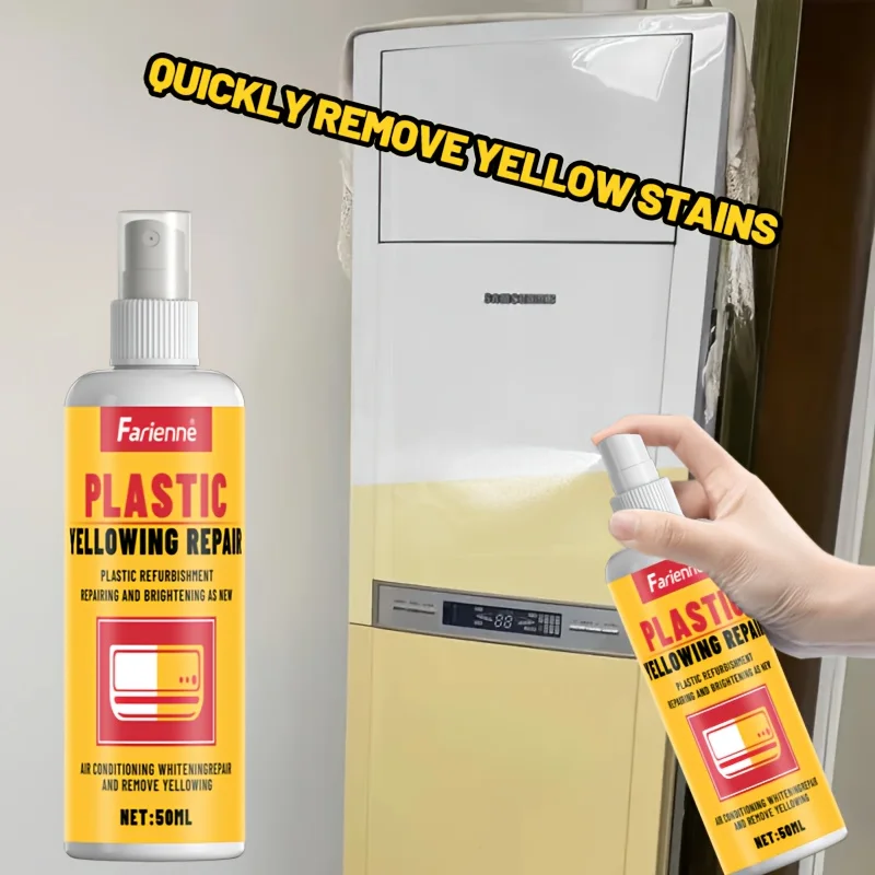 High-quality plastic yellowing repair agent - 50ml powerful yellowing agent. Quickly remove yellowing. Whitening plastic.