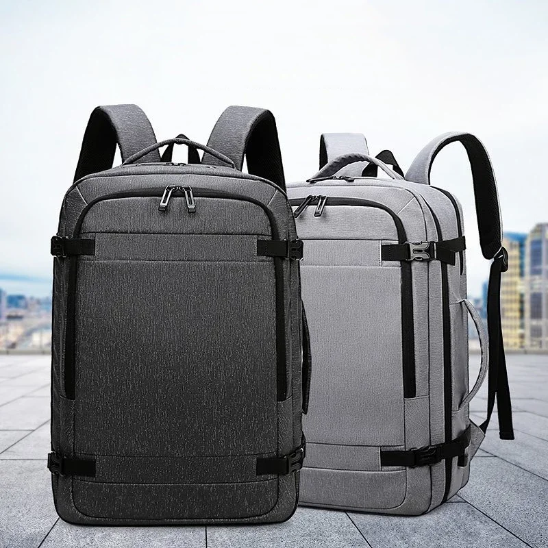 Mochila De Negocios con carga USB para hombre, bolsa trasera impermeable para ordenador portátil, morral antirrobo de lujo para jóvenes