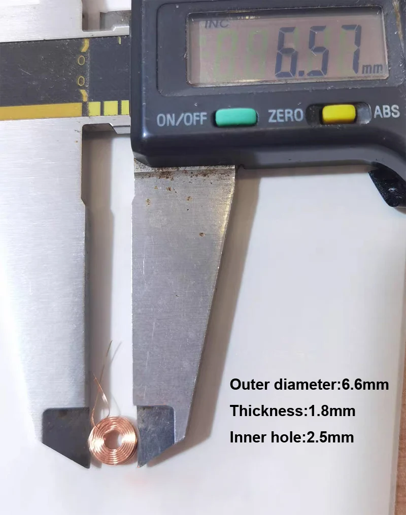 10 Stück/Set, hohle Spule, Außendurchmesser 8,5 mm, Höhe 11,9 mm, Innendurchmesser 3,6 mm, Mikro-Elektromagnet aus reinem Kupferdraht. – Detail 5