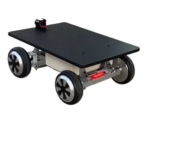 Flat-panel electric remote control car independently steers super long battery life 4-wheel drive metal platform car