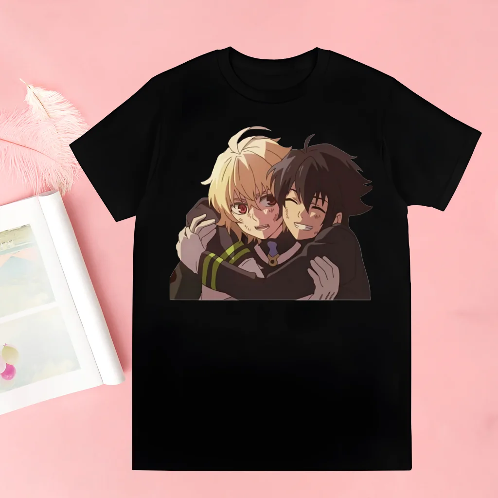 Seraph of The End T shirts Fashion Men And Women Tops T-shirt Short Sleeve Unisex Tshirt