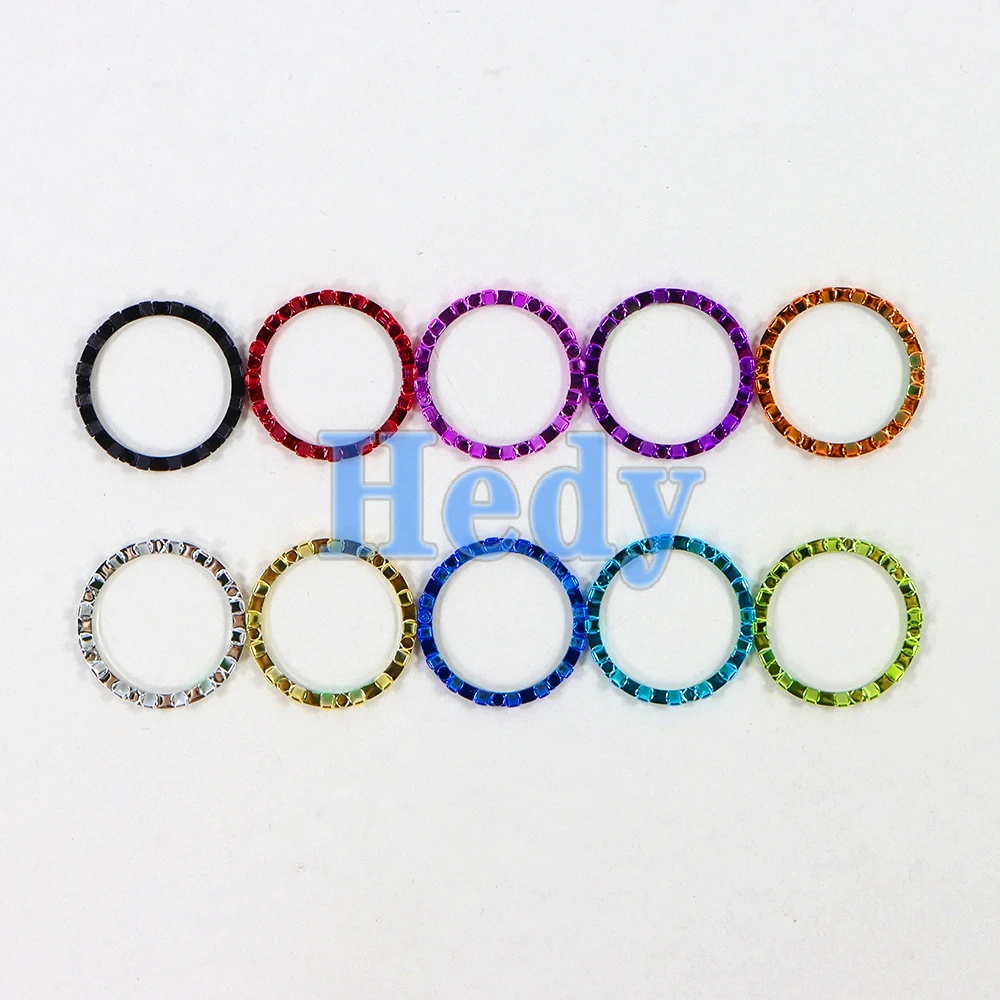 크롬 도금 교체 악센트 링, PS5 핸들 컨트롤러, 로커 링 액세서리, 2 개