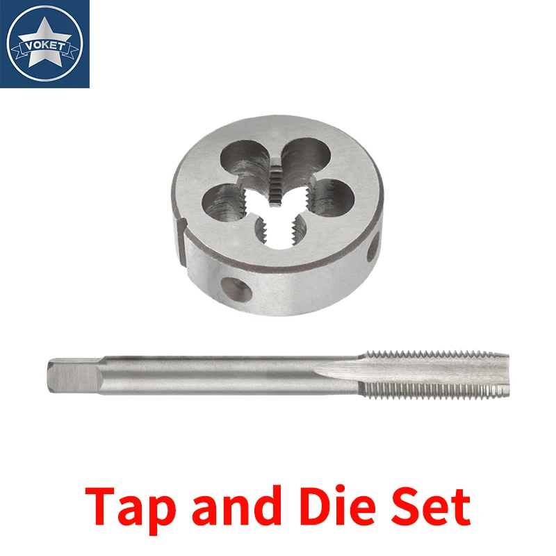 

VOKET TAP1SET M20-M26RightHand Mertic Tap Die Set HSS Used for machine tool internal and external thread tapping and repair tool