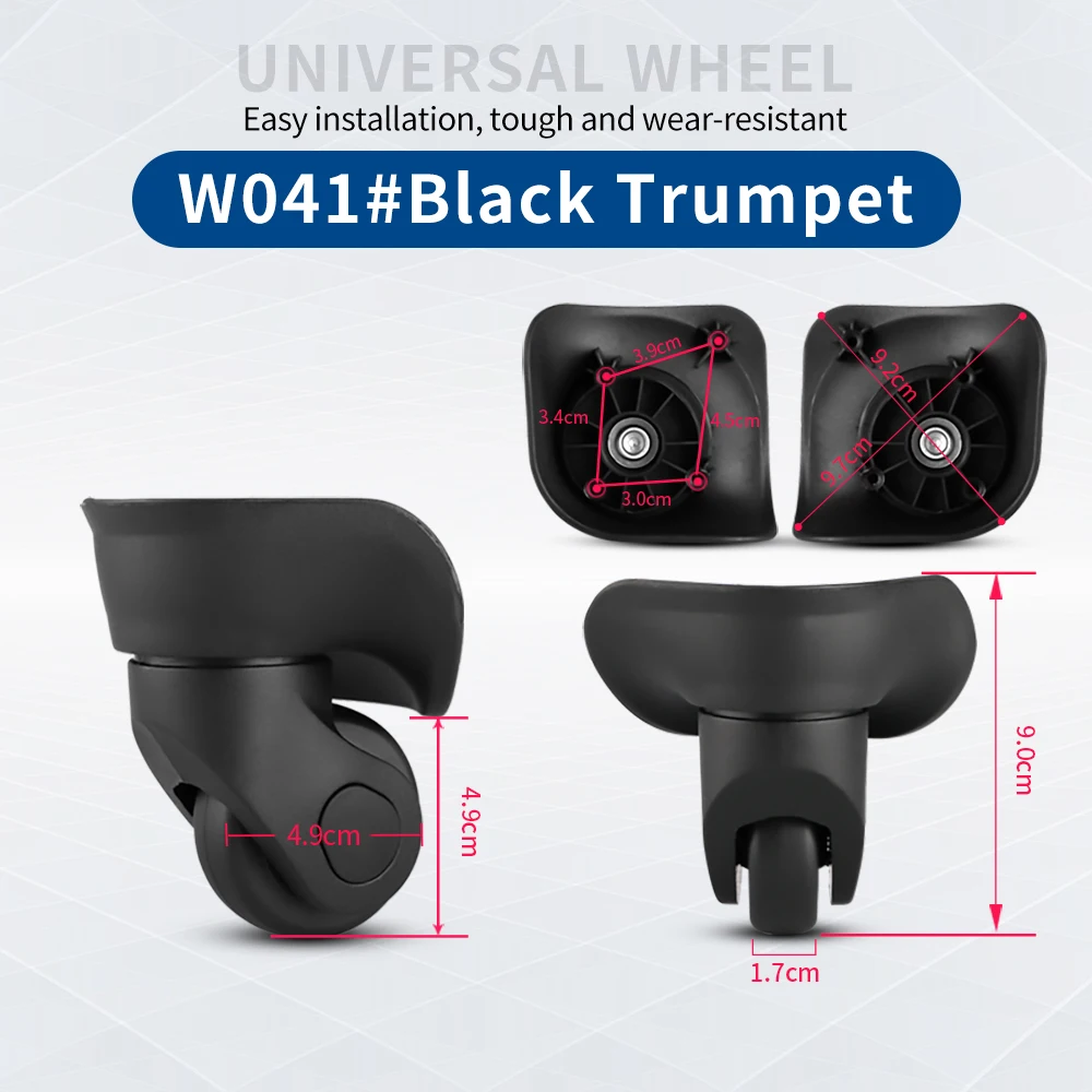 NONE Geeignet für SWISSGEAR Wenger Koffer Universalrad Ersatz American Tourister 79B Hongsheng A08-18 OIWAS Räder 4