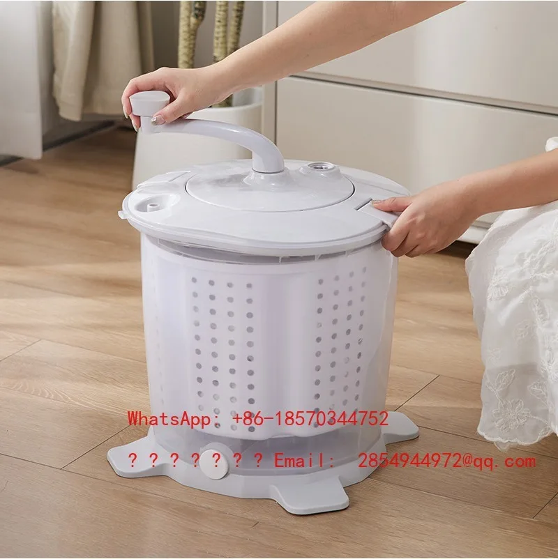 Manual Washing and Washing Integrated Household Small Lazy Hand-crank Laundry Artifact Is Not Plugged in.