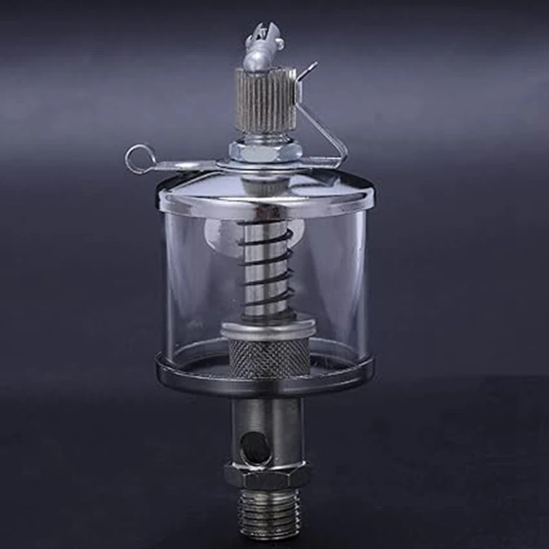 5PCS 50ML Engine Oil Gravity Drip Injectors, Needle Valve Oil Cups, Glass Oil Cups, Machine Tool Oil Cups Easy To Use