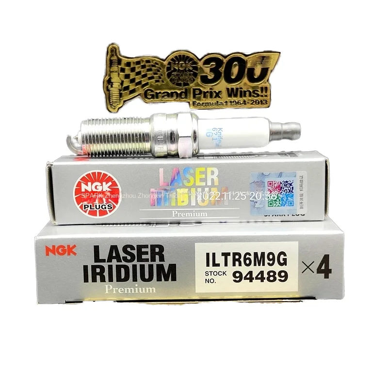 Оригинальная свеча зажигания Ngk ILTR6M9G Iridium Platinum [94489] NGK, применимо для двигателей Suzuki Ford Jeep для Angkewei LaCrosse