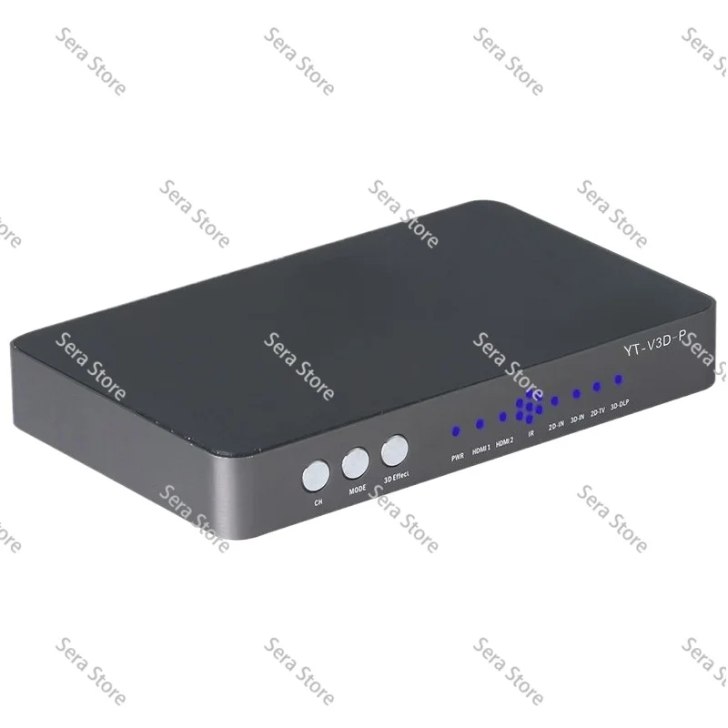 Hot-selling 2D to 3D video converter, left and right up and down format to 3D,DLP projection blue light film FP frame multiplier