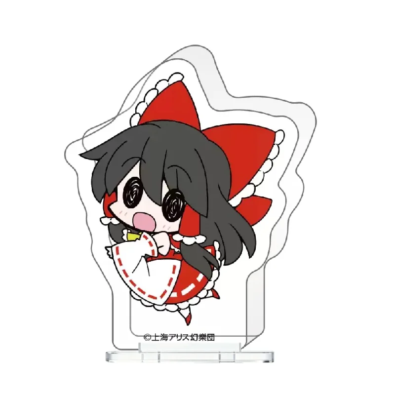 High Pixel 10cm Anime Touhou Project Acrylic Stand Modlel Desktop Decoration Game Collectible Ornament Gift For Fans Keychain